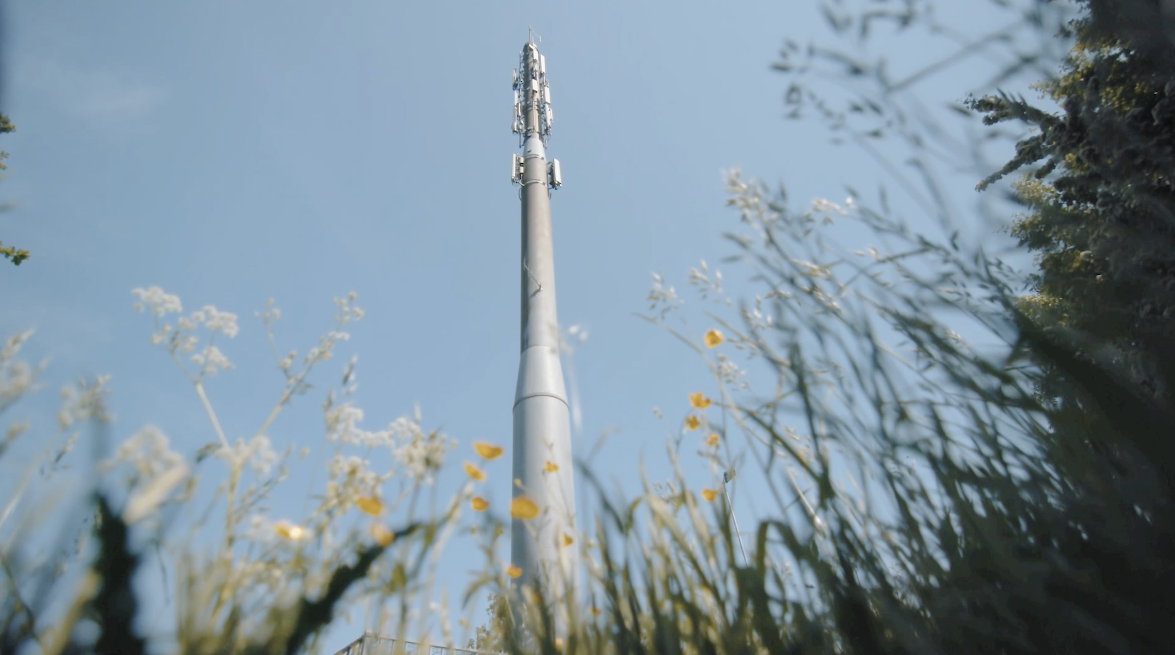 Foto van een 5G antenne