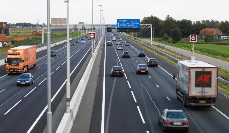 auto's op snelweg